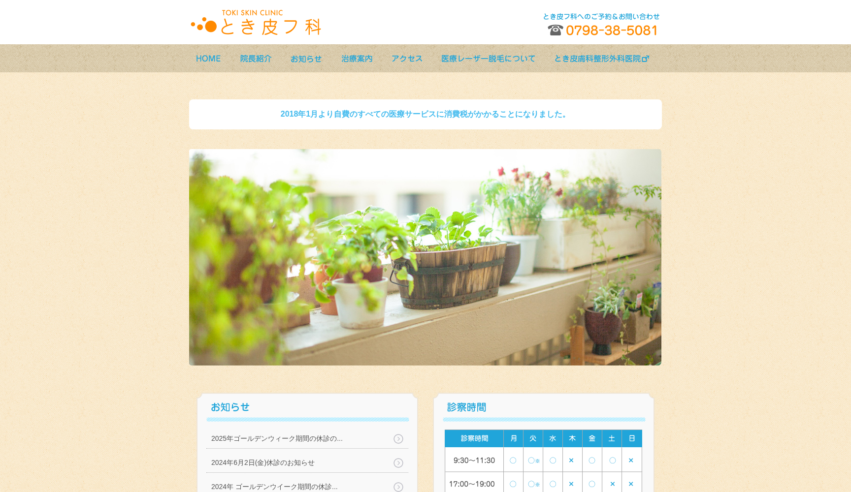とき皮フ科