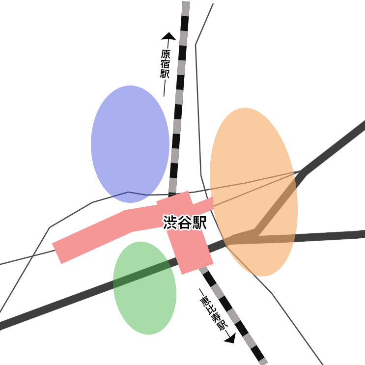 渋谷エリアマップ